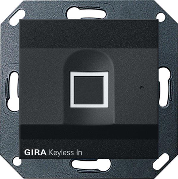 Gira Gira Keyless In Fingerprint-Leseeinheit System 55 Schwarz m