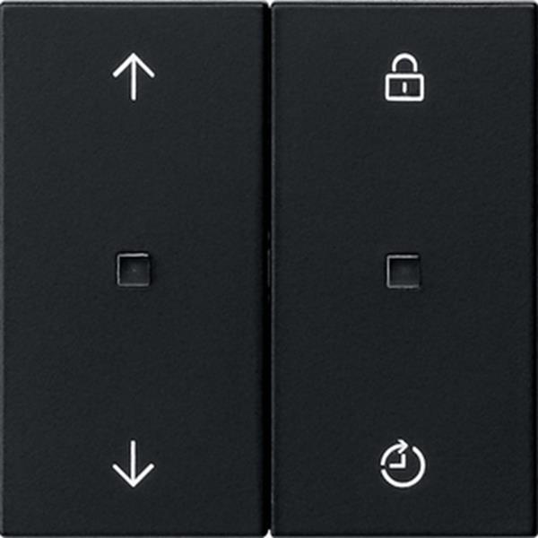 Gira S3000 Bedienaufs. Memory Pfeile System 55 Schwarz m