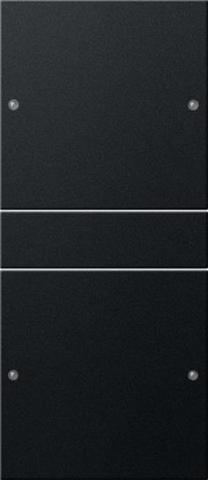 Gira Wippenset 2f (1+1) System 55 Schwarz m(lack.)