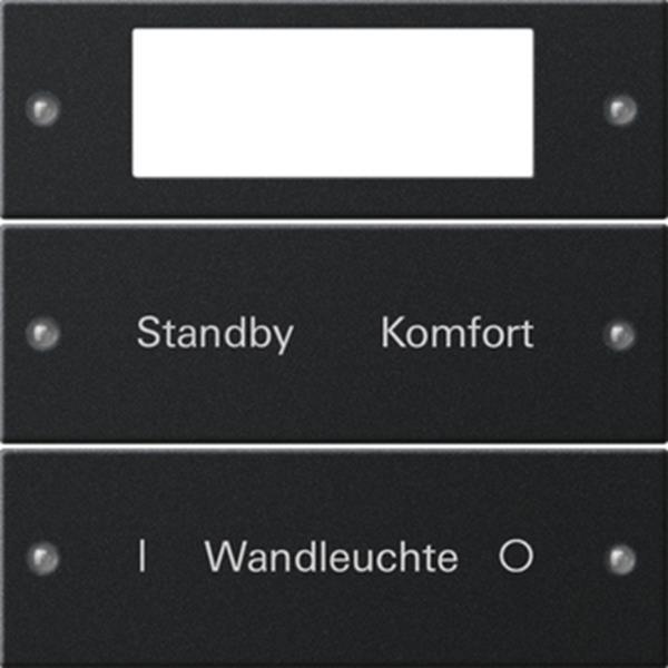 Gira Wippenset 2f Plus beschr. System 55 Schwarz m(lack.)