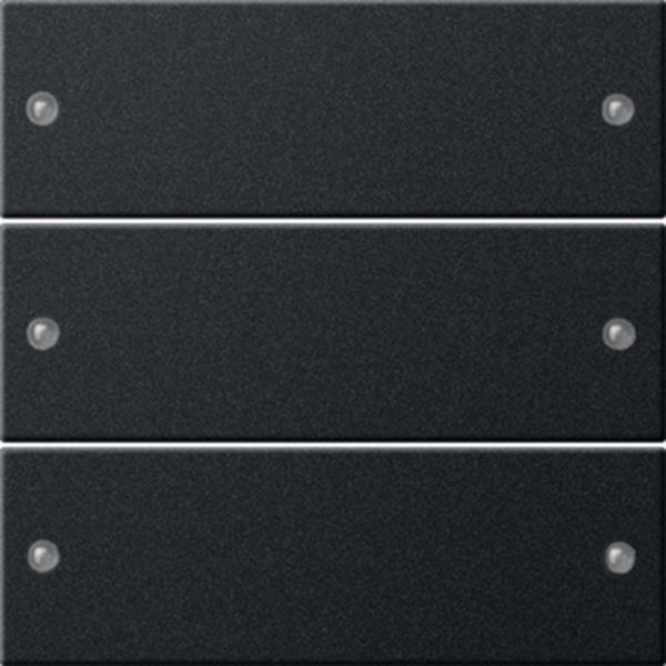 Gira Wippenset 3f System 55 Schwarz m(lack.)