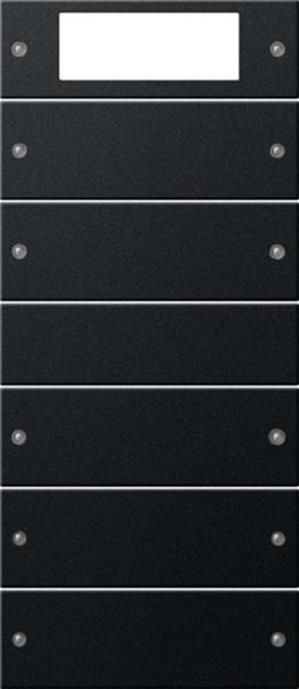 Gira Wippenset 5f Plus (2+3) System 55 Schwarz m(lack.)