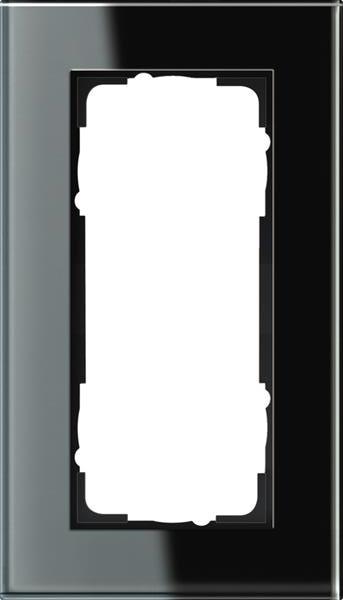Gira Abdeckrahmen 2f o.M. Gira Esprit G Schwarz
