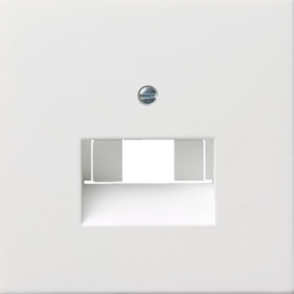 Gira Abdeckung UAE/IAE + Netzwerk Flächenschalter Reinweiß