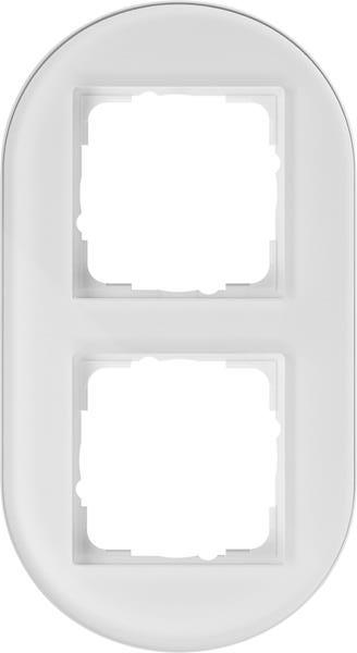 Gira Abdeckrahmen 2f Gira Studio G Weiß