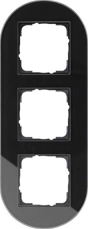 Gira Abdeckrahmen 3f Gira Studio G Schwarz