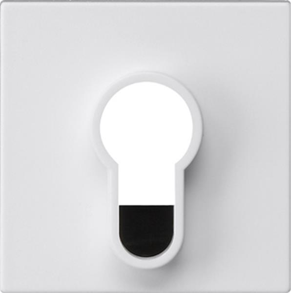 Gira Abdeckung Schlüsselsch./-taster o.Aufdruck System 55 Reinweiß m