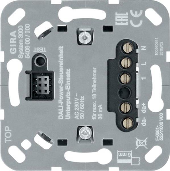 Gira S3000 DALI Power-Steuereinheit UP-Eins. Einsatz