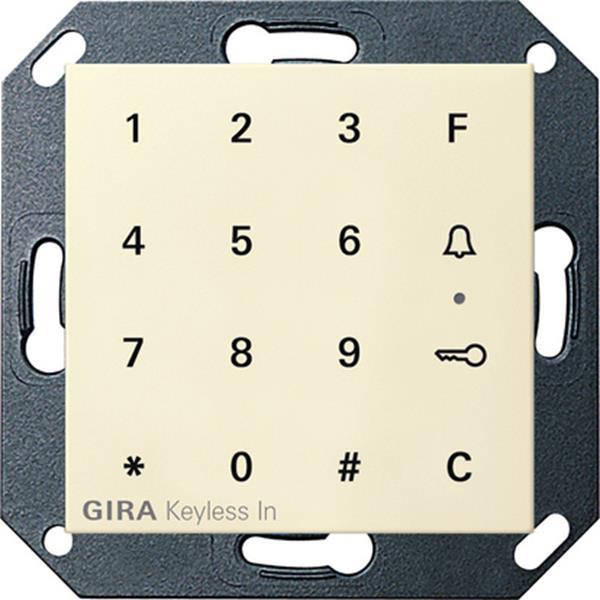 Gira Gira Keyless In Codetastatur System 55 Cremeweiß