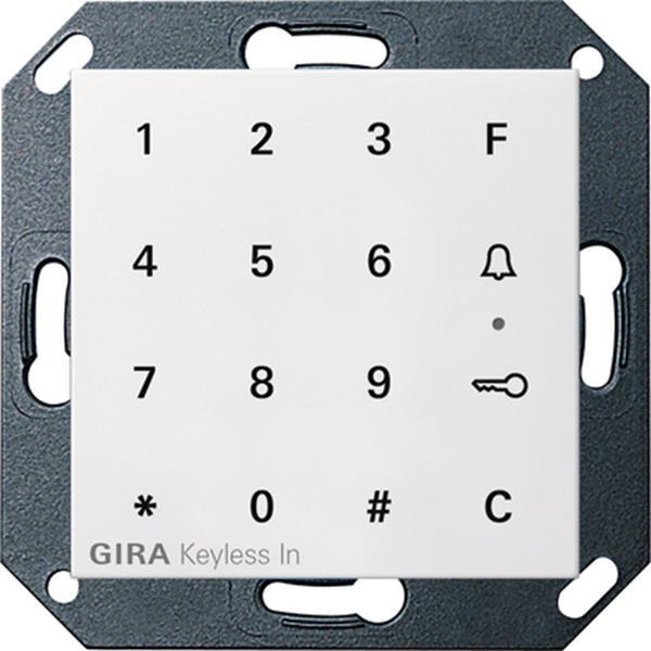 Gira Gira Keyless In Codetastatur System 55 Reinweiß