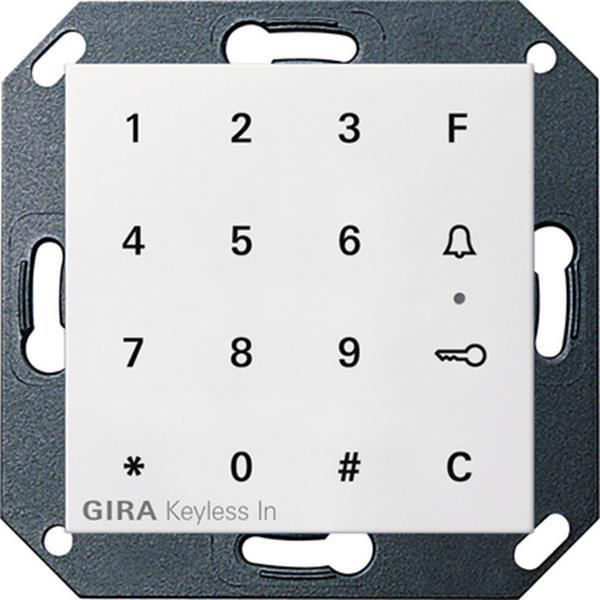 Gira Gira Keyless In Codetastatur System 55 Reinweiß m