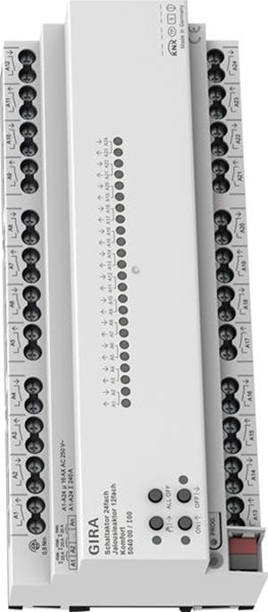 Gira Schalt-/Jalousieaktor 24f/12f 16 A REG Kmf KNX Secure