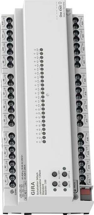 Gira Schalt-/Jalousieaktor 24f/12f 16 A Std OneKNX REG