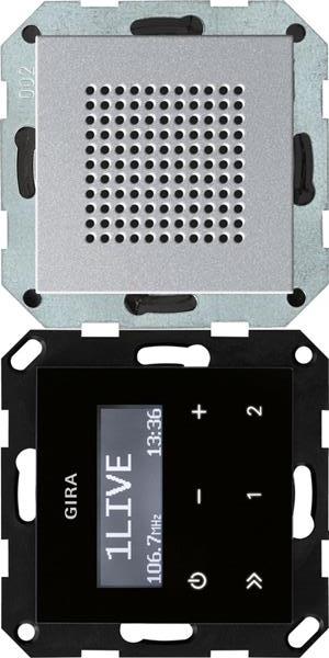 Gira UP-Radio RDS Lautsprecher System 55 F Alu