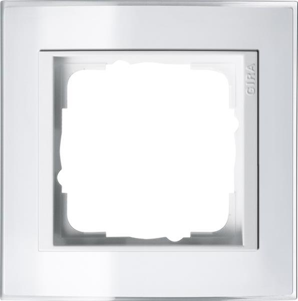 Gira Abdeckrahmen 1f Zwischenrahmen RW Gira Event Klar Weiß