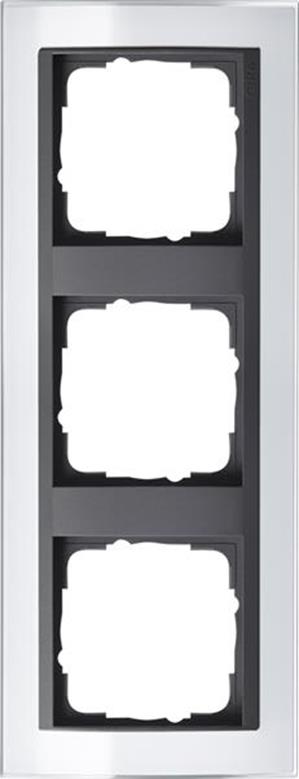 Gira Abdeckrahmen 3f Zwischenrahmen AN Gira Event Klar Weiß