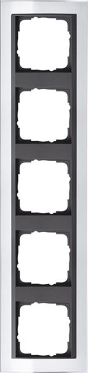 Gira Abdeckrahmen 5f Zwischenrahmen AN Gira Event Klar Weiß