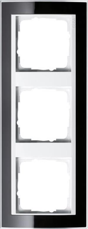 Gira Abdeckrahmen 3f Zwischenrahmen RW Gira Event Klar Schwarz