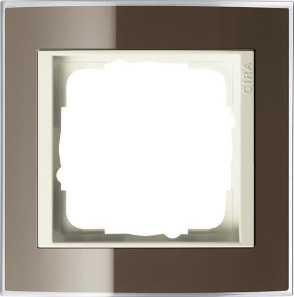 Gira Abdeckrahmen 1f Zwischenrahmen CW Gira Event Klar Braun