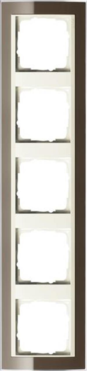 Gira Abdeckrahmen 5f Zwischenrahmen CW Gira Event Klar Braun