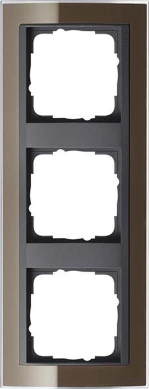 Gira Abdeckrahmen 3f Zwischenrahmen AN Gira Event Klar Braun