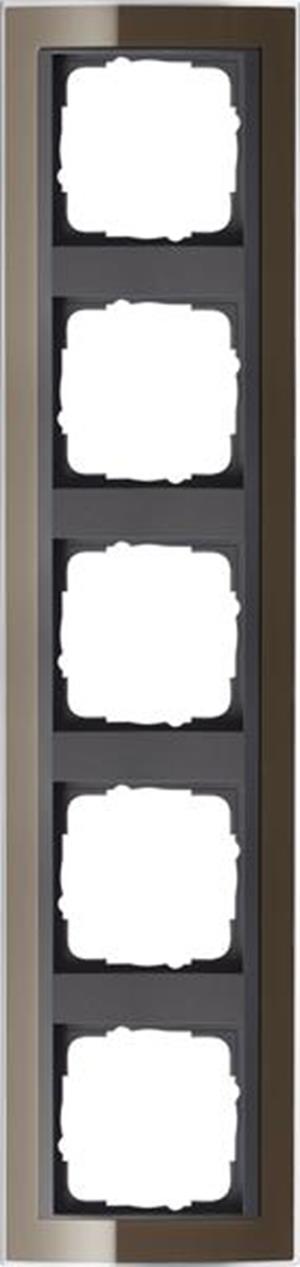 Gira Abdeckrahmen 5f Zwischenrahmen AN Gira Event Klar Braun