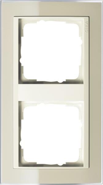 Gira Abdeckrahmen 2f Zwischenrahmen CW Gira Event Klar Sand