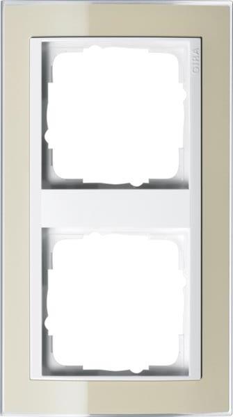 Gira Abdeckrahmen 2f Zwischenrahmen RW Gira Event Klar Sand