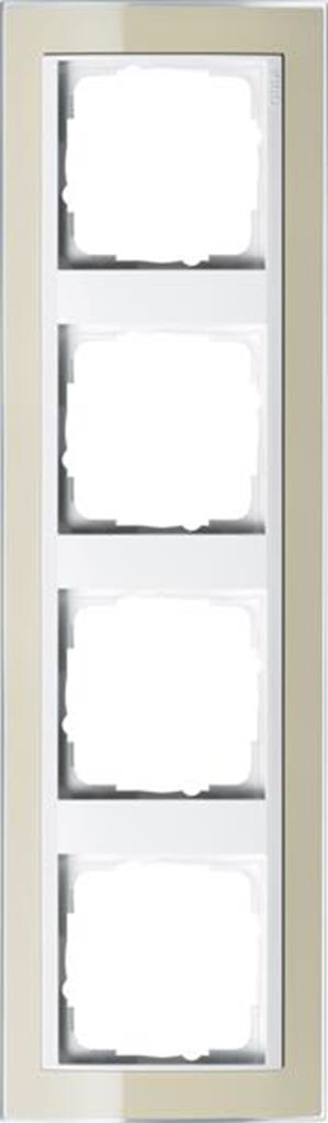 Gira Abdeckrahmen 4f Zwischenrahmen RW Gira Event Klar Sand