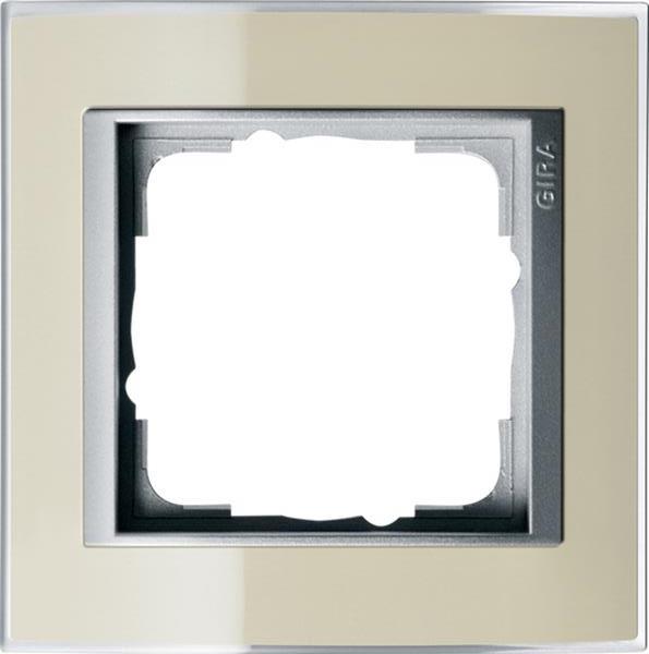 Gira Abdeckrahmen 1f Zwischenrahmen F Alu Gira Event Klar Sand