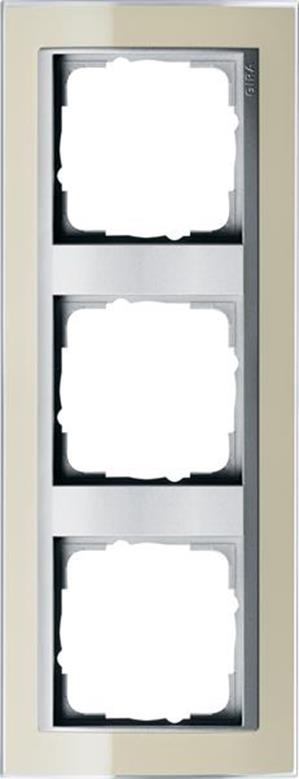 Gira Abdeckrahmen 3f Zwischenrahmen F Alu Gira Event Klar Sand