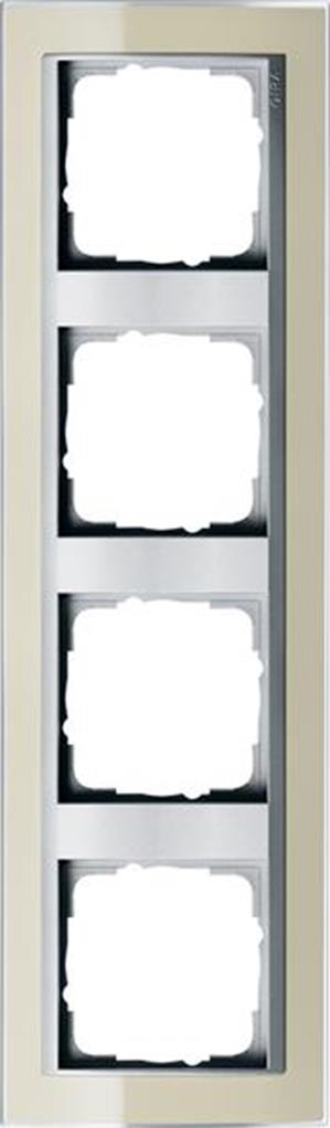 Gira Abdeckrahmen 4f Zwischenrahmen F Alu Gira Event Klar Sand