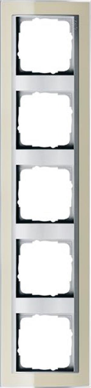 Gira Abdeckrahmen 5f Zwischenrahmen F Alu Gira Event Klar Sand