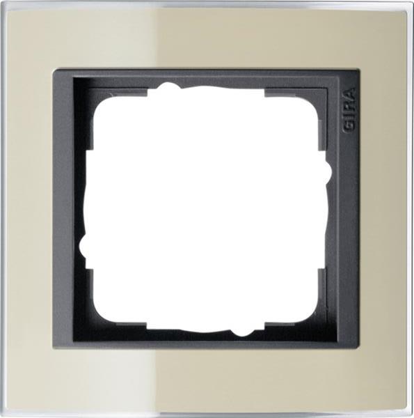 Gira Abdeckrahmen 1f Zwischenrahmen AN Gira Event Klar Sand