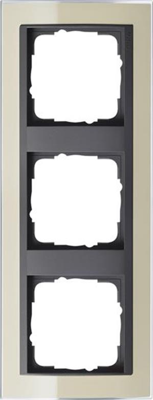 Gira Abdeckrahmen 3f Zwischenrahmen AN Gira Event Klar Sand