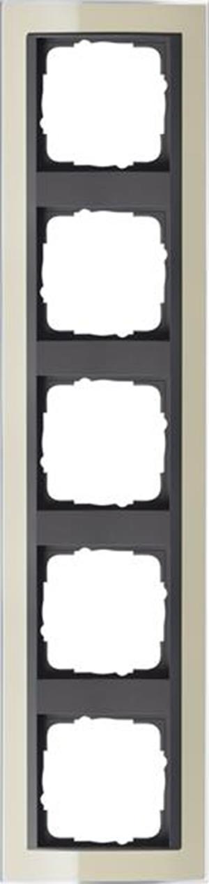 Gira Abdeckrahmen 5f Zwischenrahmen AN Gira Event Klar Sand