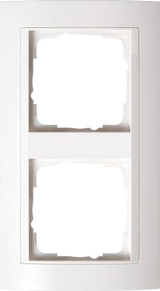 Gira Abdeckrahmen 2f Zwischenrahmen RW Gira Event Reinweiß