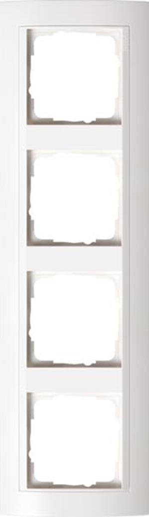 Gira Abdeckrahmen 4f Zwischenrahmen RW Gira Event Reinweiß