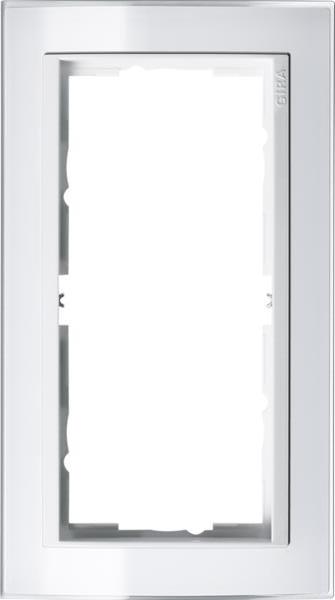 Gira Abdeckrahmen 2f o.M. Zwischenrahmen RW Gira Event Klar Weiß