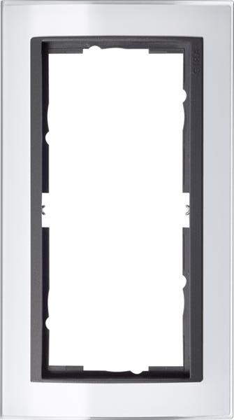 Gira Abdeckrahmen 2f o.M. Zwischenrahmen AN Gira Event Klar Weiß