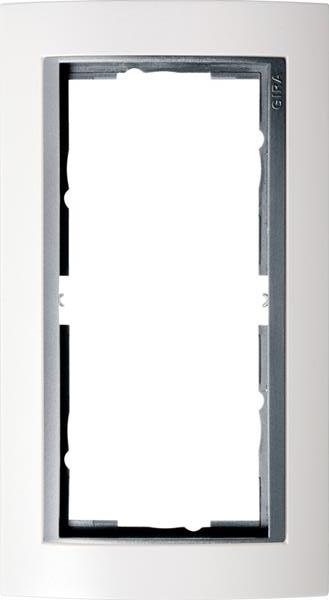 Gira Abdeckrahmen 2f o.M. Zwischenrahmen F Alu Gira Event Reinweiß