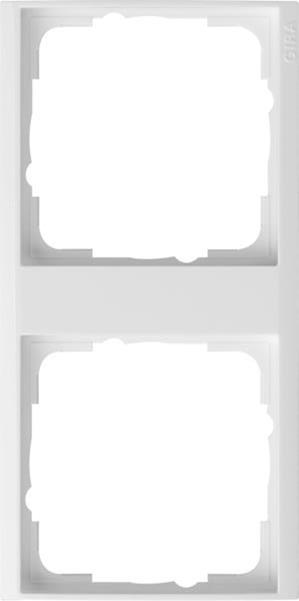 Gira Zwischenrahmen 2f Gira Event Klar Reinweiß