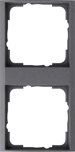 Gira Zwischenrahmen 2f Gira Event Klar Anthrazit