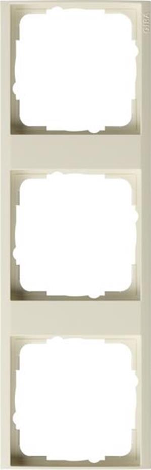 Gira Zwischenrahmen 3f Gira Event Klar Cremeweiß