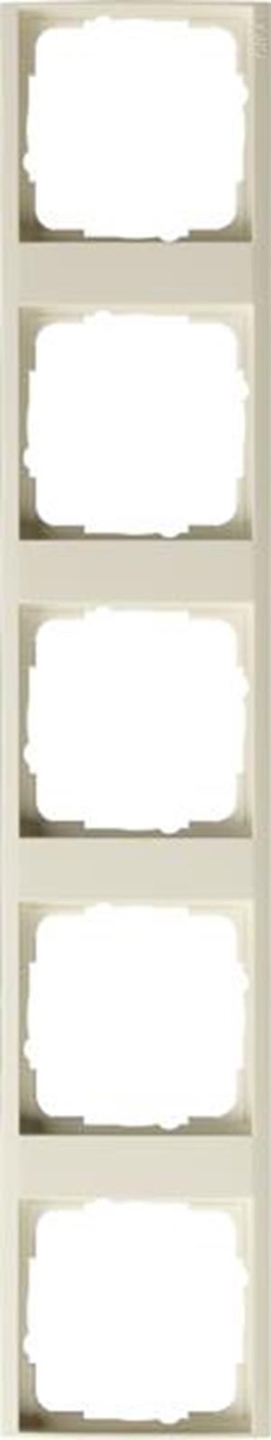 Gira Zwischenrahmen 5f Gira Event Klar Cremeweiß