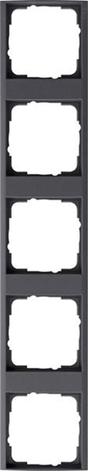 Gira Zwischenrahmen 5f Gira Event Klar Anthrazit