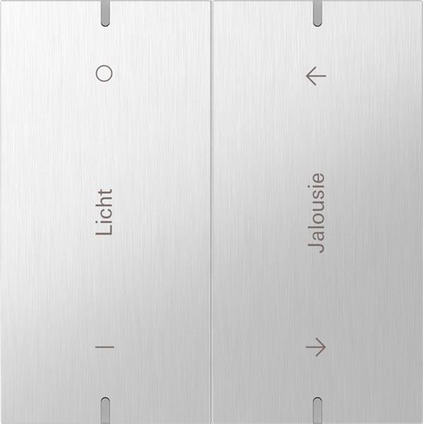 Gira Wippenset 2f indiv. Tastsens.4 TS4 Aluminium(elox.)