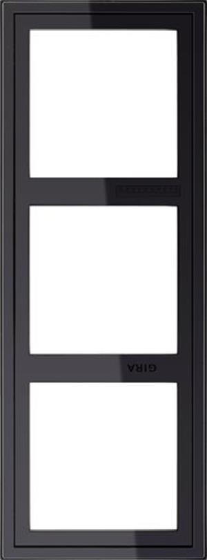 Gira Montageadapter 3f Gira E2 Schwarz