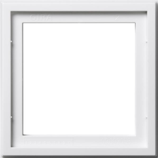 Gira Montageadapter 1f Gira E2 Reinweiß