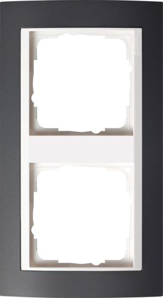 Gira Abdeckrahmen 2f Zwischenrahmen RW Gira Event Anthrazit